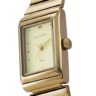 Relógio Mondaine Feminino Retangular Dourado