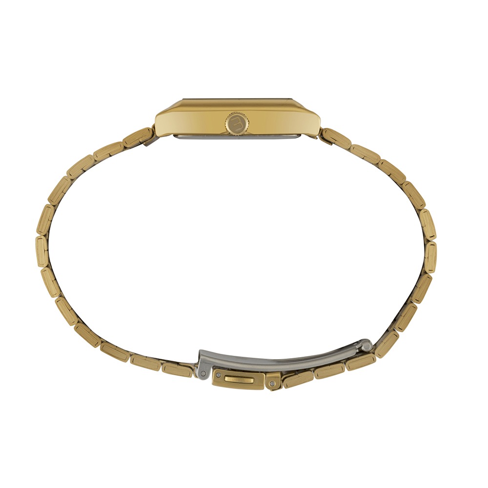 Relógio Mondaine Feminino Retangular Dourado