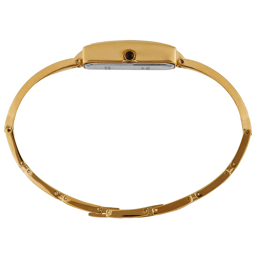 32985LPMVDM1 Relógio Mondaine Feminino Dourado Metal Quadrado