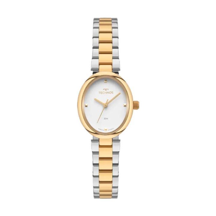 2035NEE/1K Relógio Technos Feminino Mini Bicolor