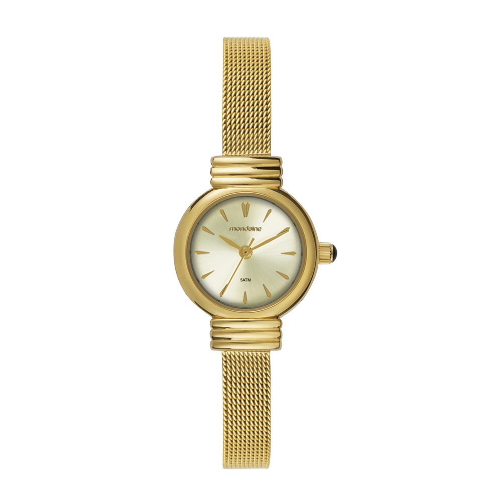 99856LPMVDE1 Relógio Mondaine Feminino Analógico Dourado