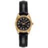 32960LPMVDH2 Relógio Mondaine Feminino Caixa Pequena Couro Dourado e Preto