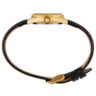 32960LPMVDH2 Relógio Mondaine Feminino Caixa Pequena Couro Dourado e Preto