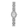 Relógio Mondaine Feminino Oval Cristais Prata