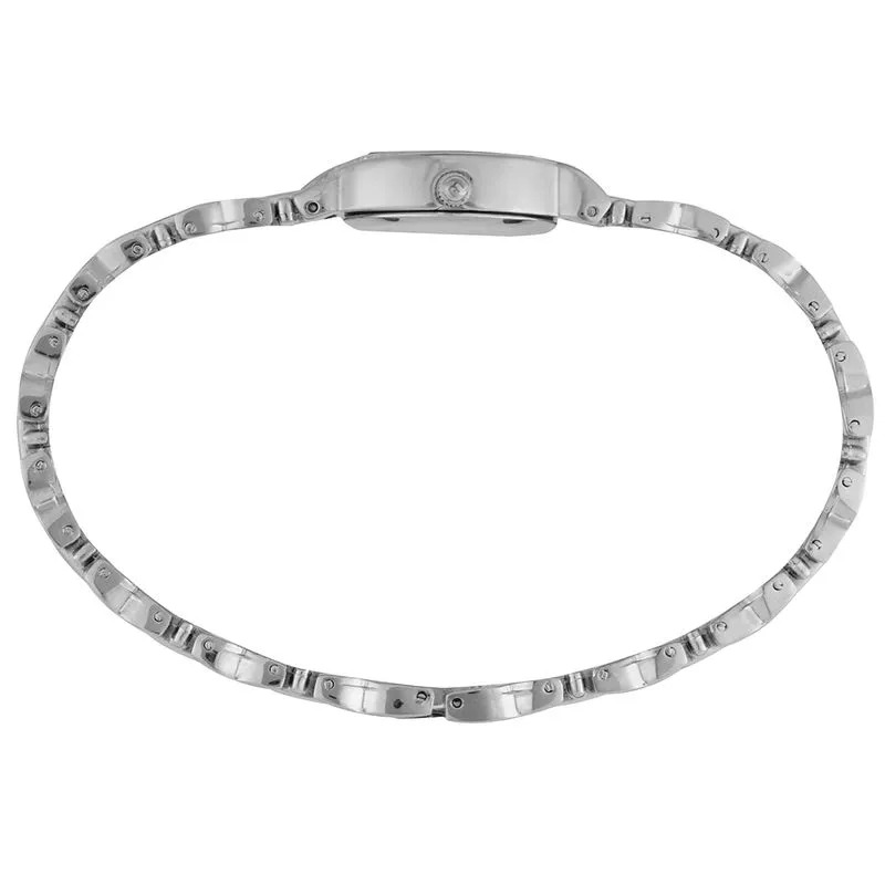 Relógio Mondaine Feminino Oval Cristais Prata