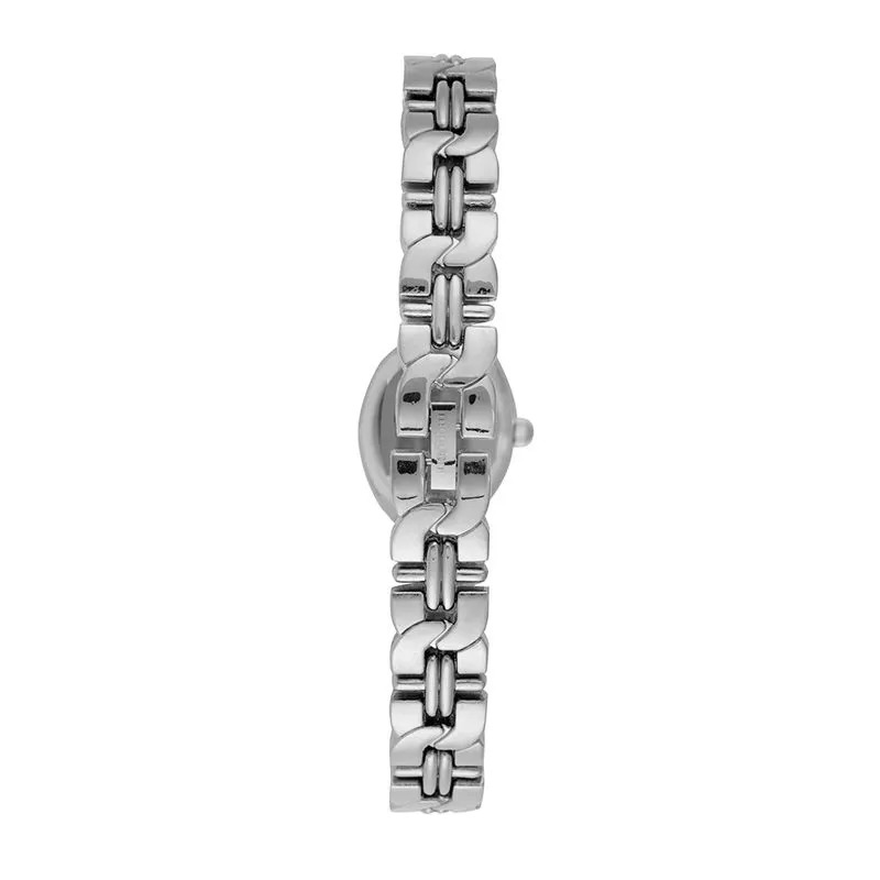 Relógio Mondaine Feminino Oval Cristais Prata