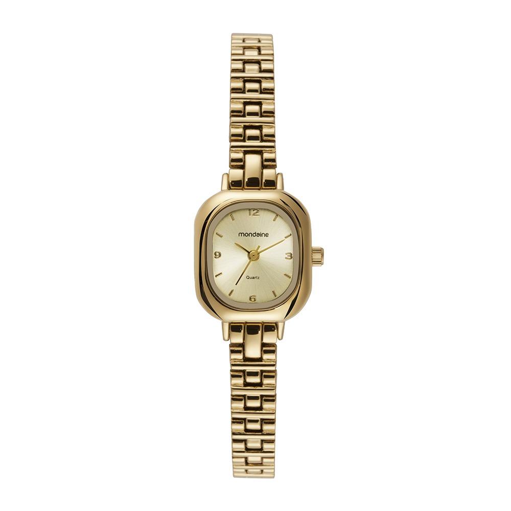 99852LPMVDM1 Relógio Mondaine Feminino Dourado