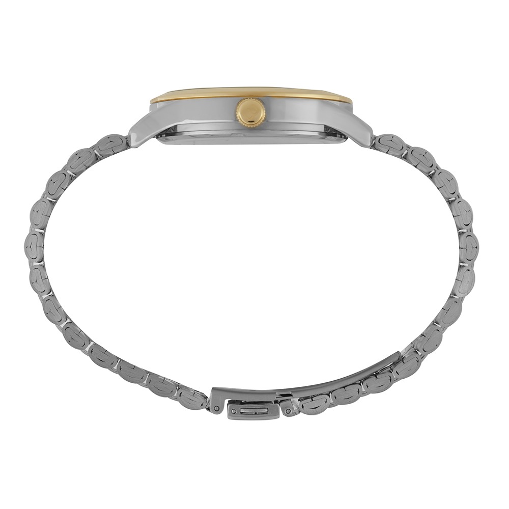 Relógio Mondaine Feminino Cristais Bicolor