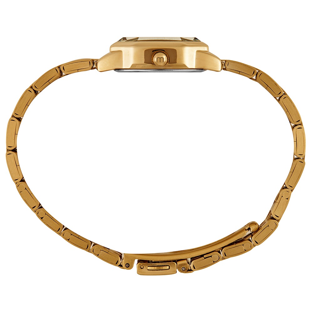 Relógio Mondaine Feminino Dourado Minimalista Elegante