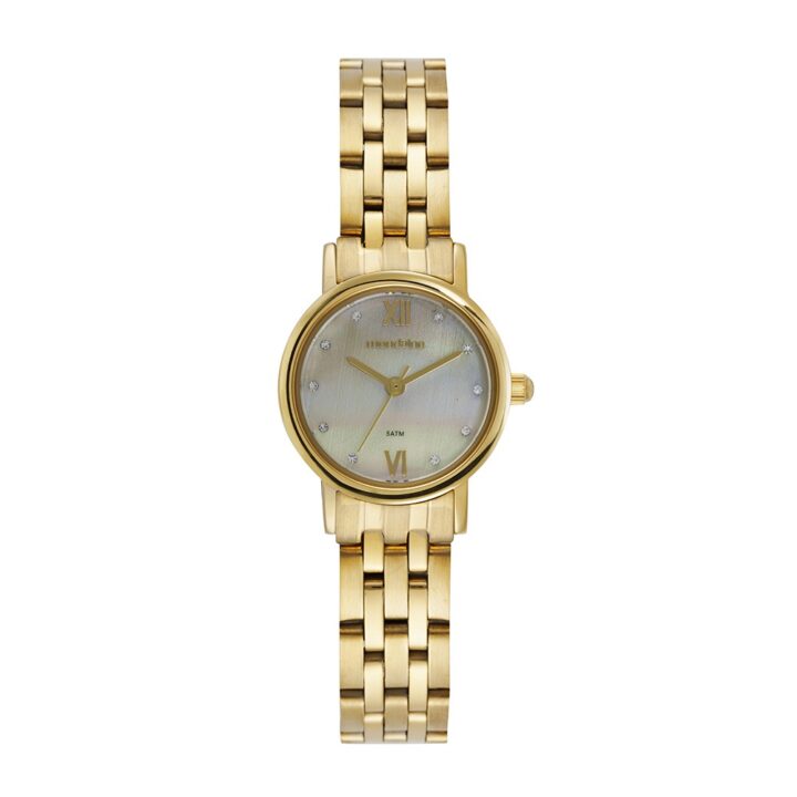 99848LPMVDE1 Relógio Mondaine Feminino Dourado Brilho
