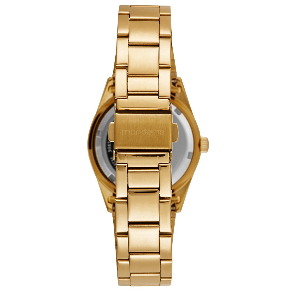 99873LPMVDE1 Relógio Mondaine Feminino Dourado