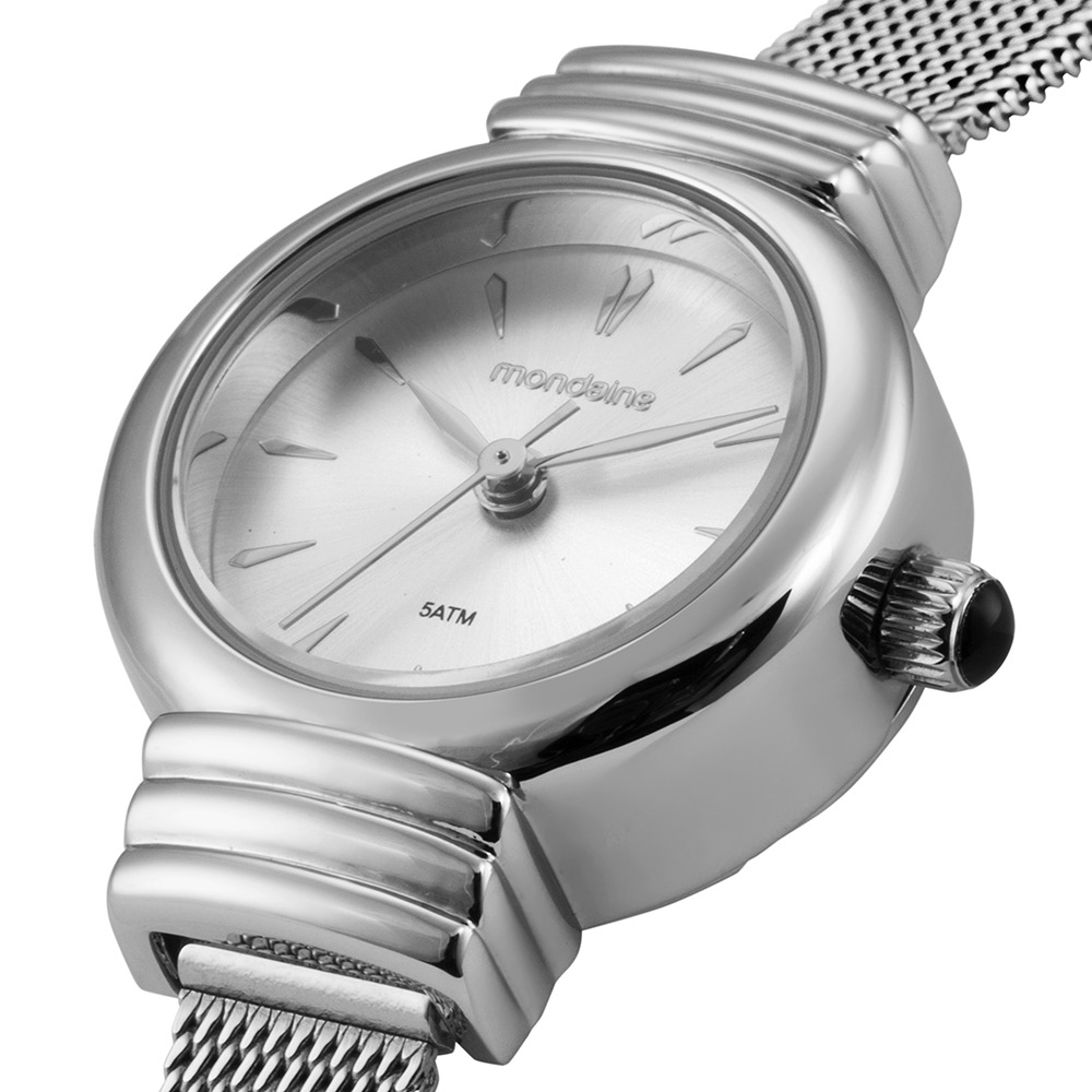 Relogio Mondaine Feminino Prata