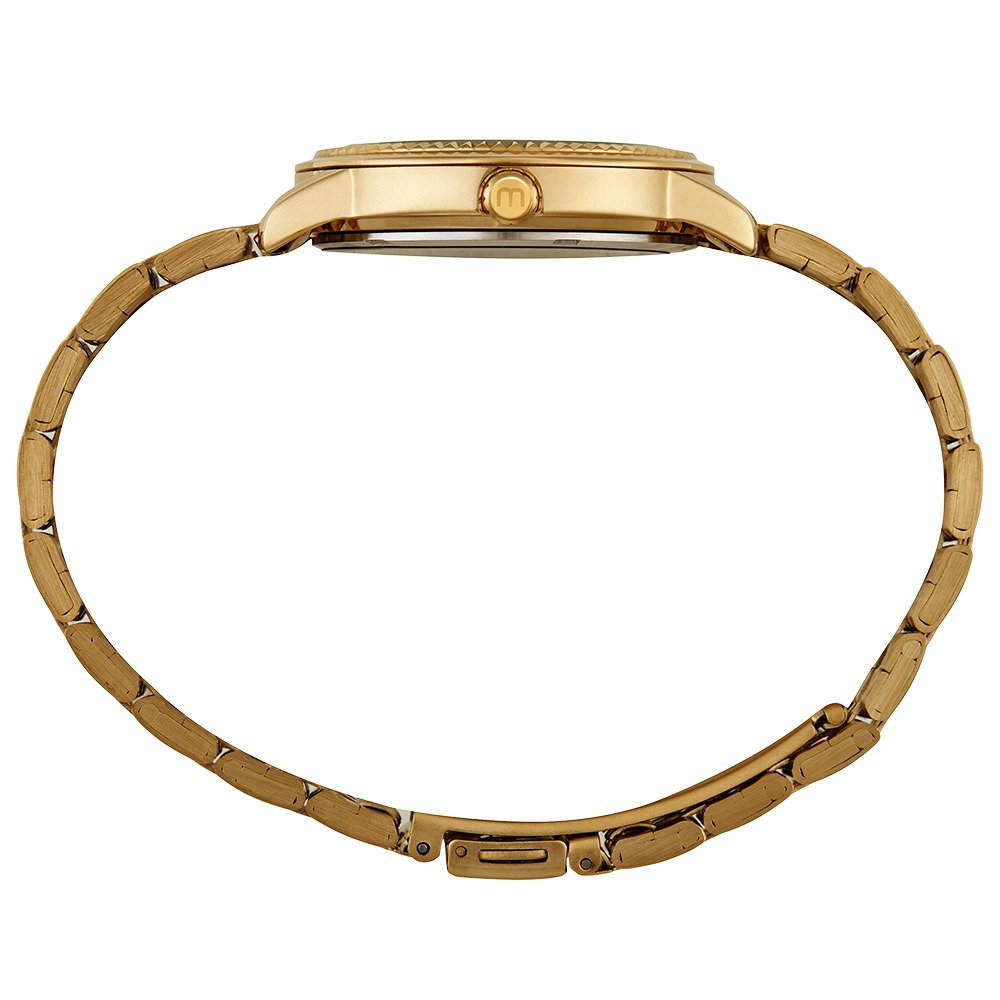 Relógio Mondaine Feminino Dourado Catraca Serrilhada