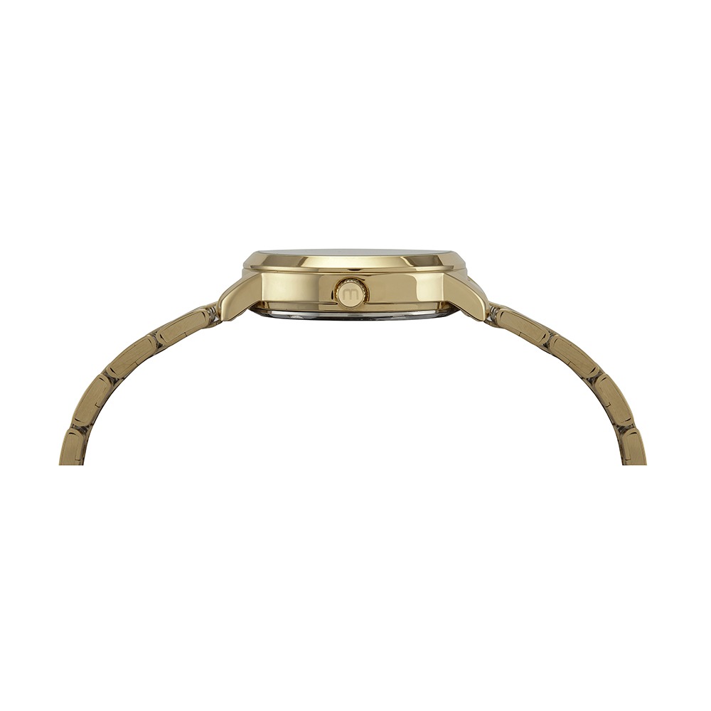 Relógio Mondaine  Feminino Cristais Baguete Dourado