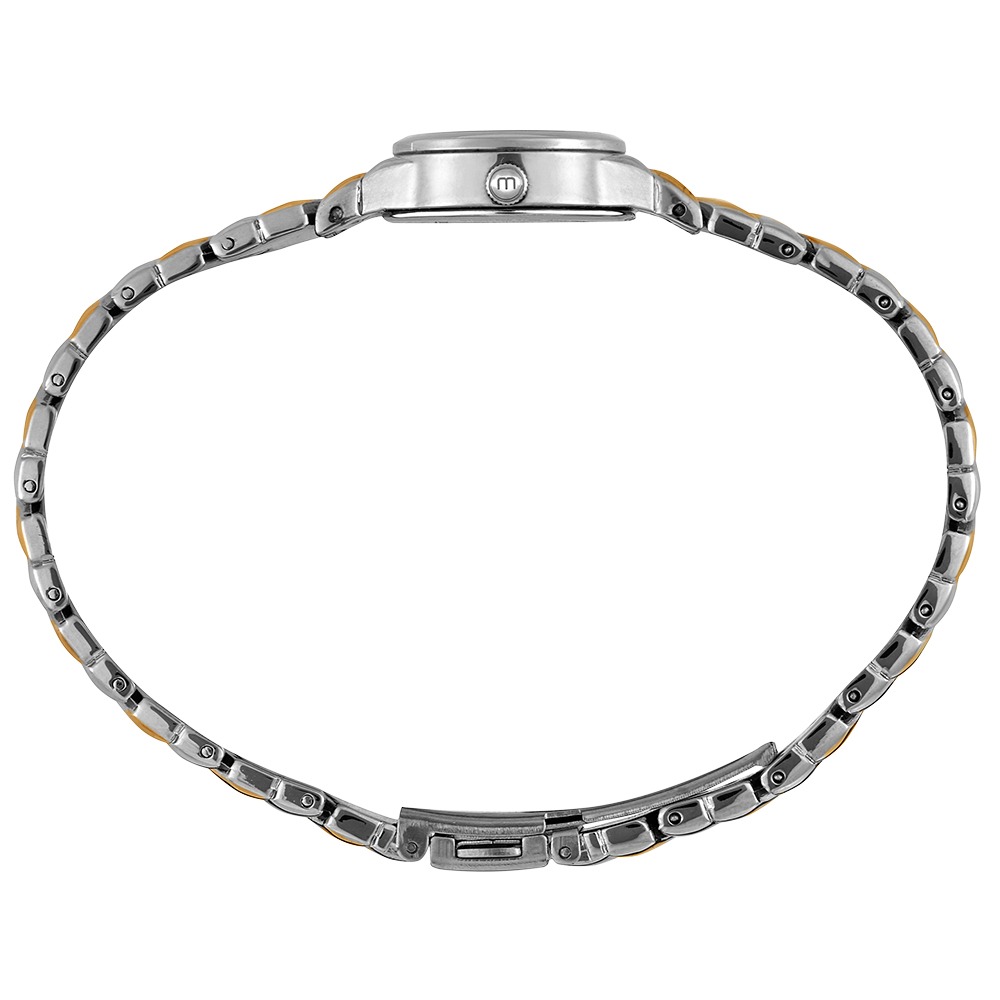 Relógio Mondaine Feminino Bicolor Redondo Mostrador Branco