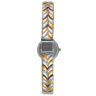 Relógio Mondaine Feminino Bicolor Redondo Mostrador Branco