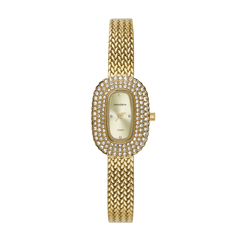 Relógio Mondaine Feminino Dourado