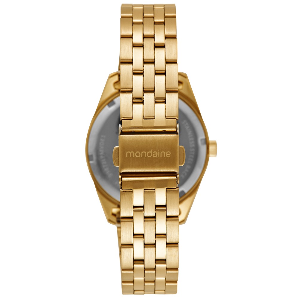 99872LPMVDE1 Relógio Mondaine Feminino Dourado