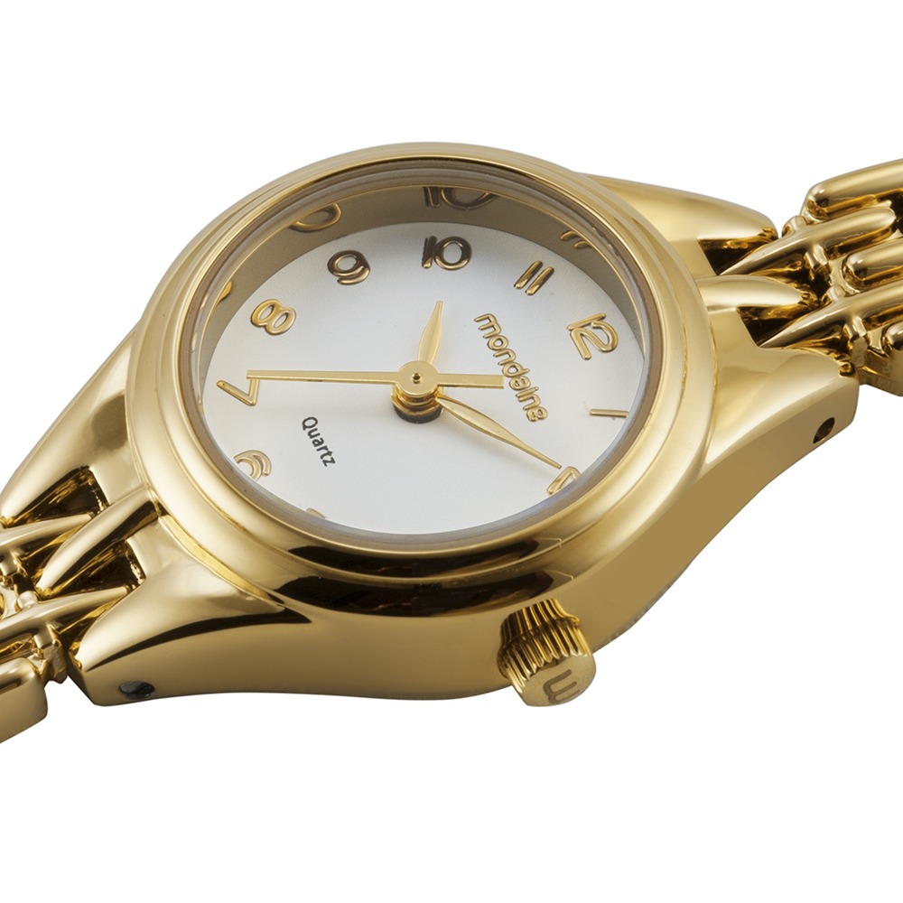 99855LPMVDM1 Relógio Mondaine Feminino Dourado