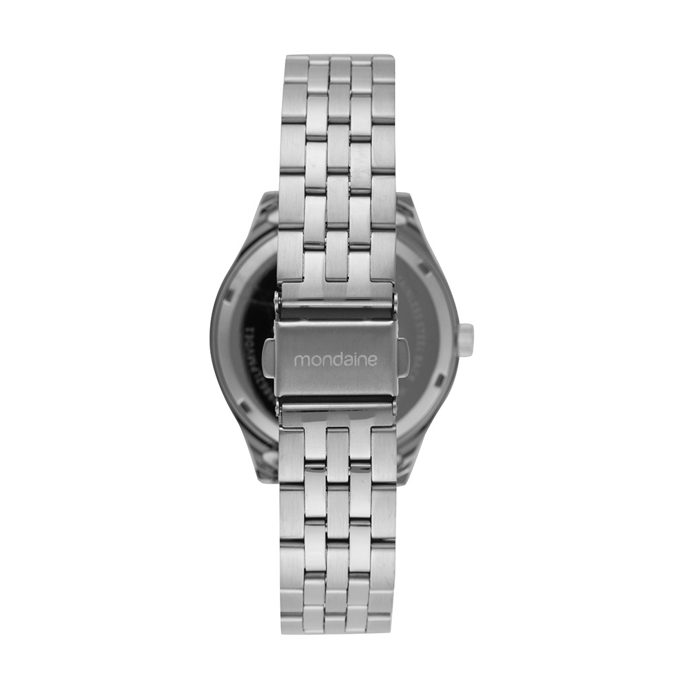 Relógio Mondaine Feminino Madrepérola Prata