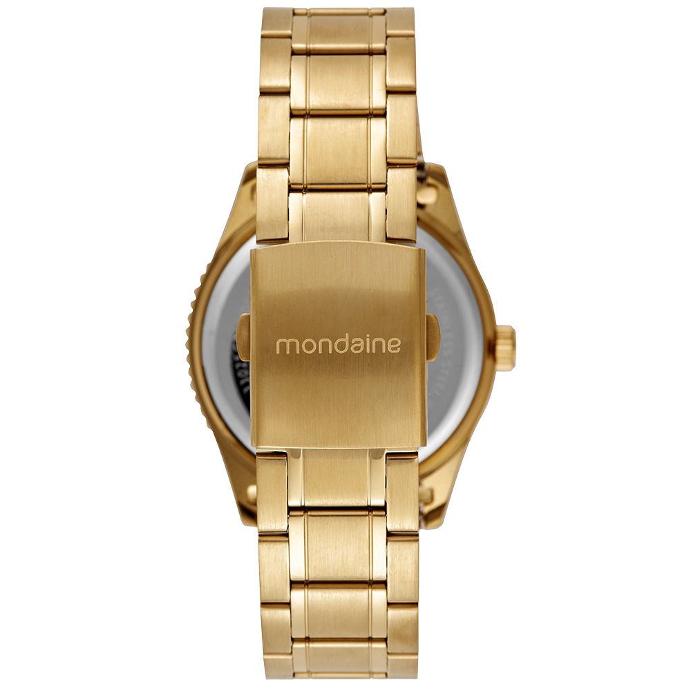 Relógio Mondaine Masculino Dourado Clássico