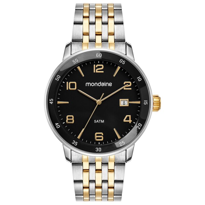 32786GPMVBE4 Relógio Mondaine Masculino Bicolor Clássico