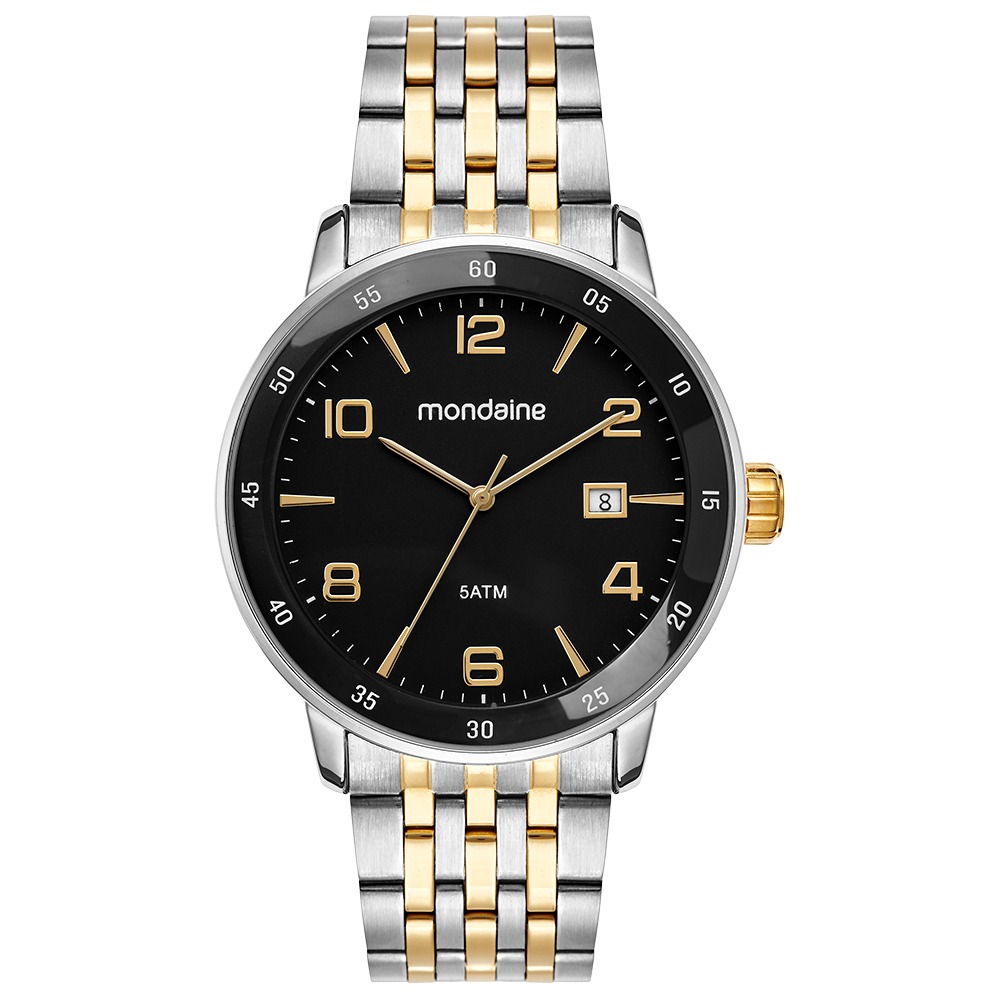 32786GPMVBE4 Relógio Mondaine Masculino Bicolor Clássico