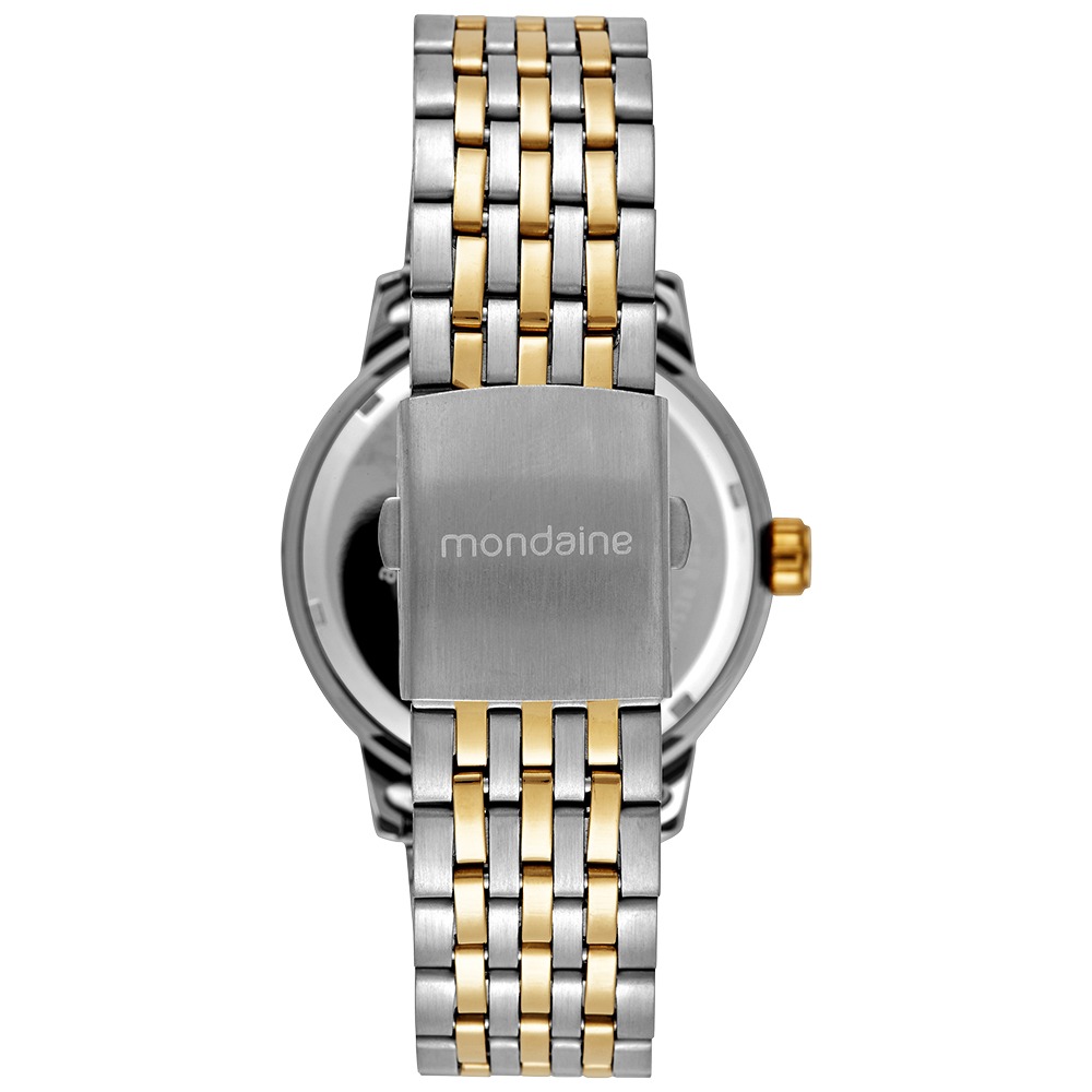32786GPMVBE4 Relógio Mondaine Masculino Bicolor Clássico