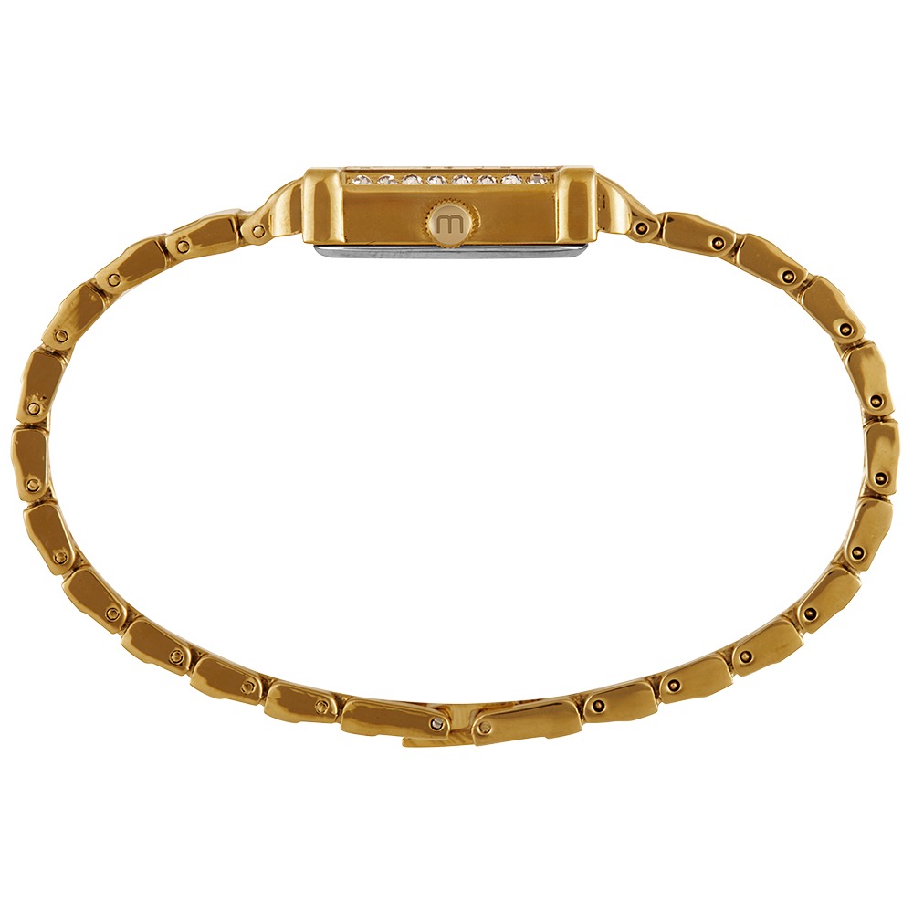 99841LPMVDM1 Relógio Mondaine Feminino Dourado Retangular