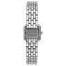Relógio Mondaine Feminino Quadrado Prateado Cristais