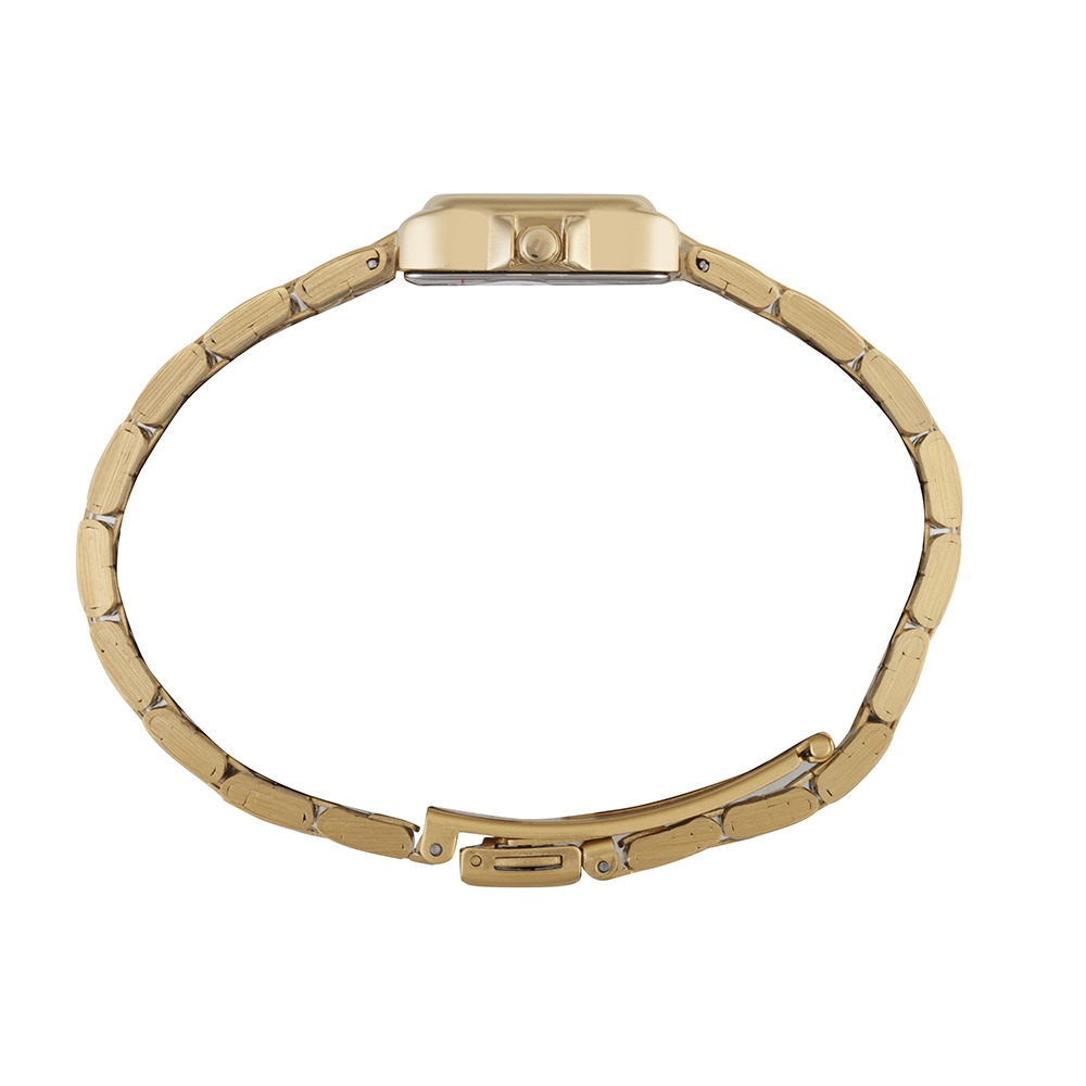 32933LPMVDE1 Relógio Mondaine Feminino Quadrado Clássico com Cristais