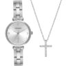 Kit Relógio Mondaine Feminino com Colar Crucifixo