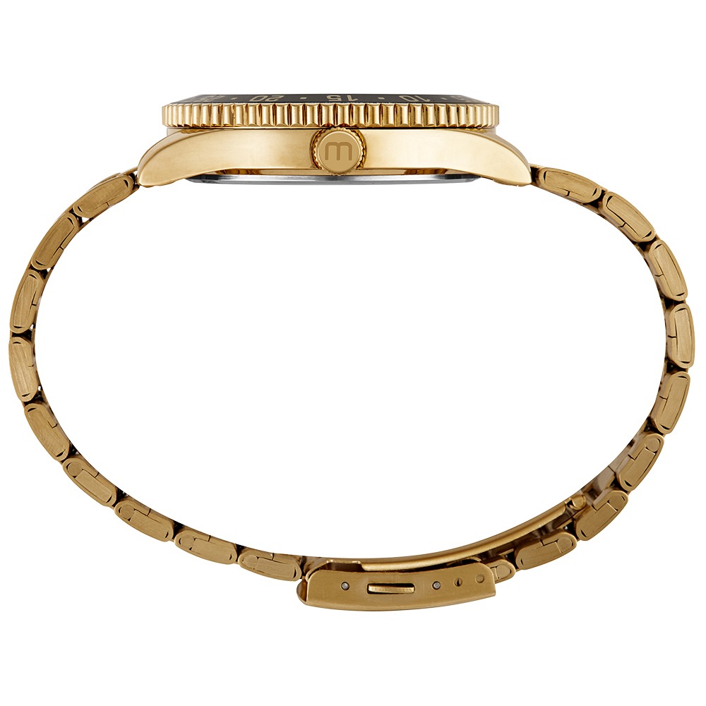 Kit Relógio Mondaine Masculino Dourado com Pulseira