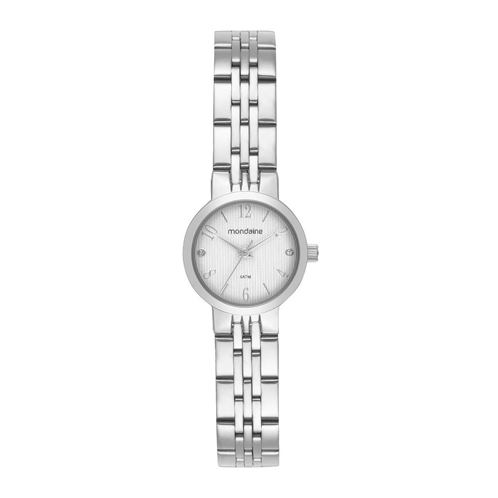 99799L0MKNE2 Kit Relógio Mondaine Feminino com Colar