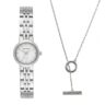 99799L0MKNE2 Kit Relógio Mondaine Feminino com Colar