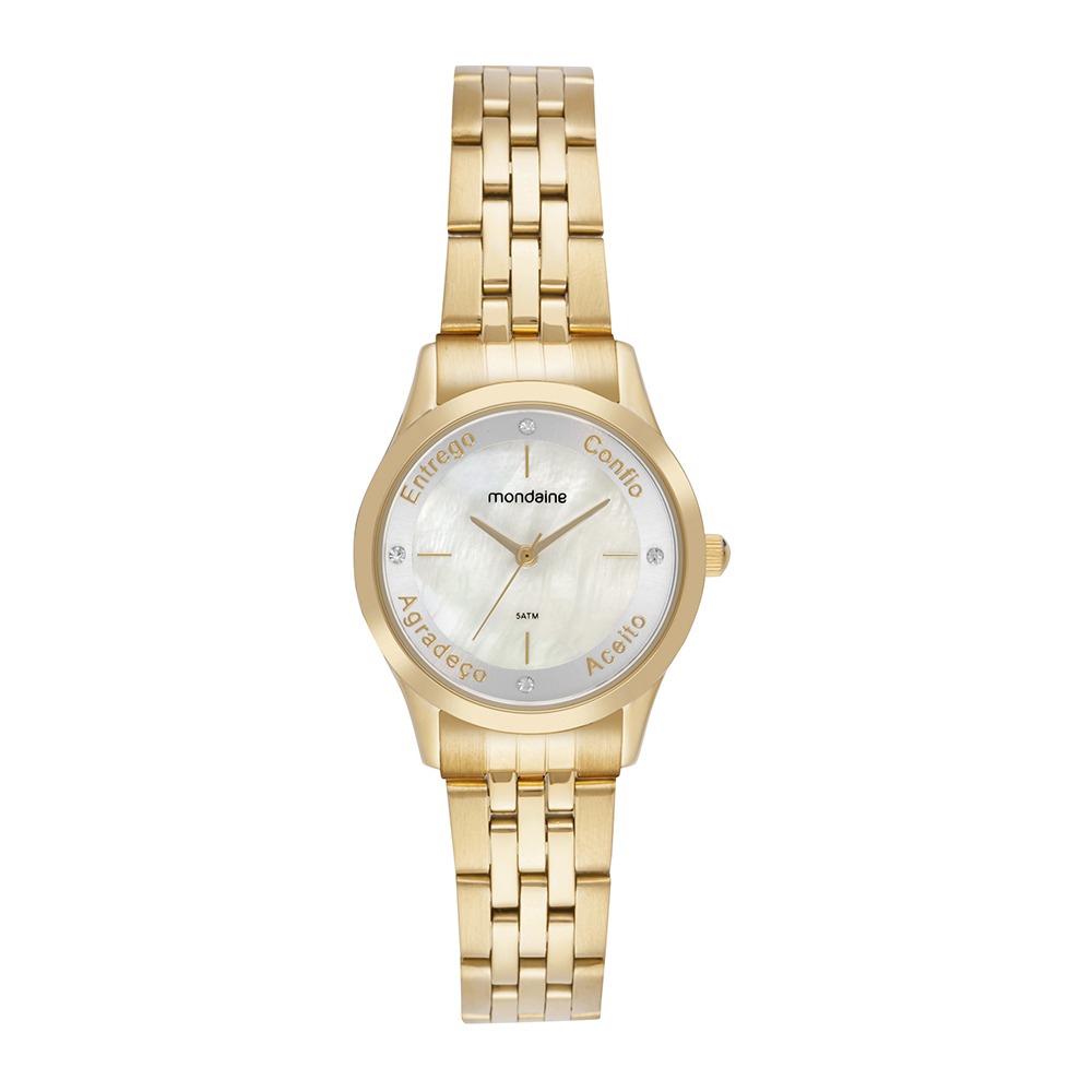 Kit Relógio Mondaine Feminino Coleção Fé