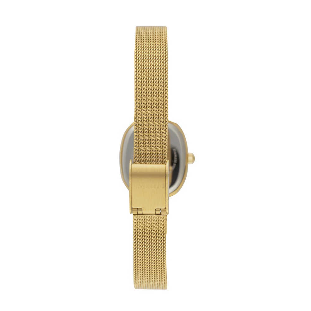 Kit Relógio Mondaine Feminino Dourado com Pulseira Riviera