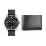 32577G0MVNH2 Kit Relógio Mondaine Masculino Couro Preto com Carteira