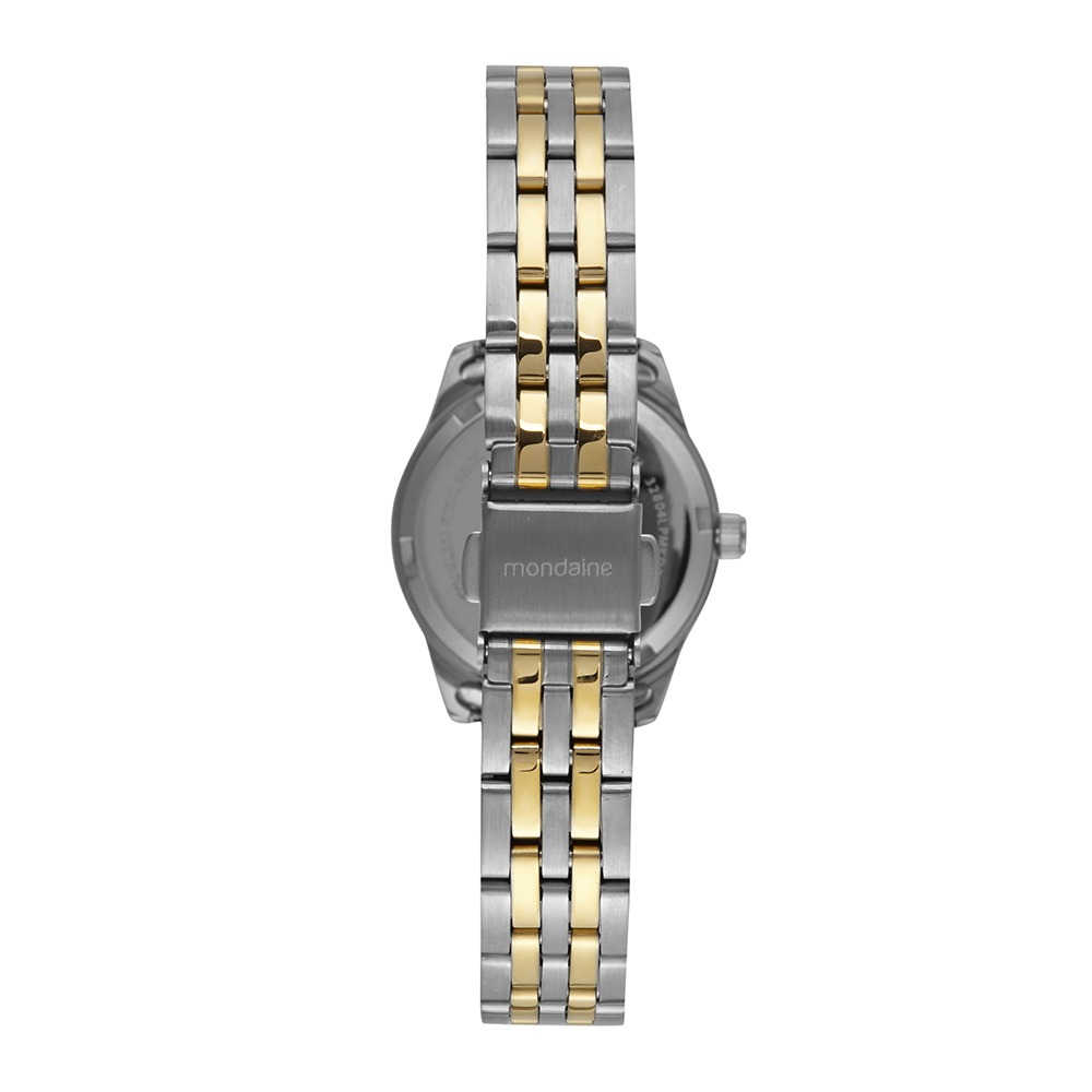 Kit Relógio Mondaine Feminino Bicolor com Porta-Joias