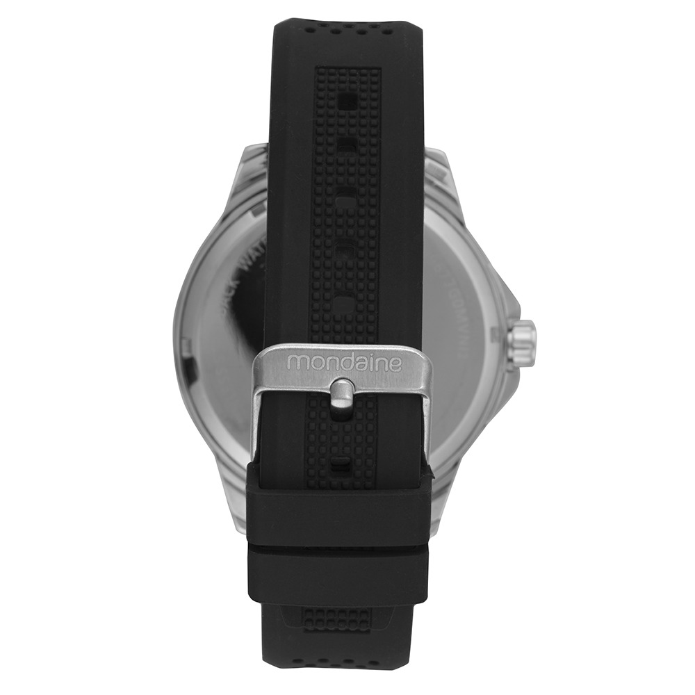 Kit Relógio Mondaine Masculino Prata com Cantil