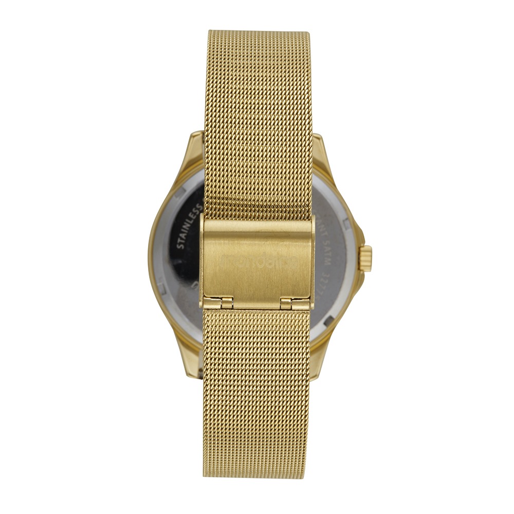 Kit Relógio Mondaine Feminino Dourado com Porta-Joias