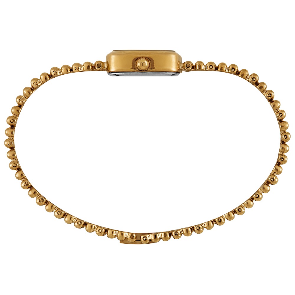 32989LPMVDM1 Relógio Mondaine Feminino Dourado Quadrado Champagne