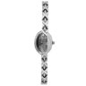 32973L0MVNM2 Relógio Mondaine Feminino Prata Oval Mostrador Branco Números