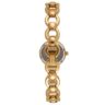 32976LPMVDM1 Relógio Mondaine Feminino Dourado Pulseira Sólida Vidro Facetado