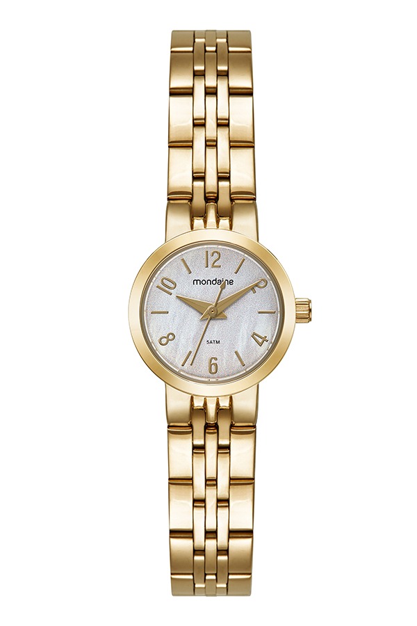 99817LPMVDE1 Kit Relógio Mondaine Feminino Dourado