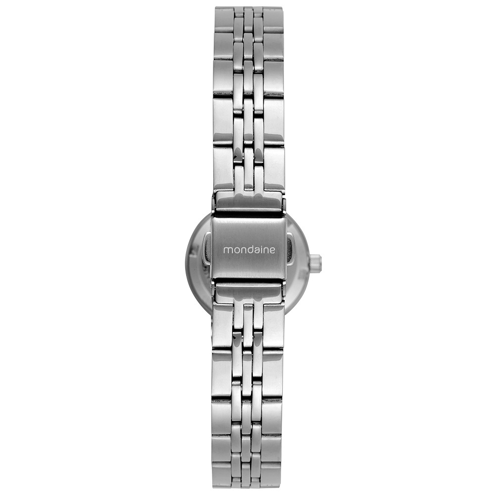 99817L0MVNE2 Kit Relógio Mondaine Feminino Clássico Prata