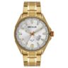Relógio Seculus Masculino Marcações 3D Dourado