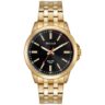 Relógio Seculus Masculino Dourado com Mostrador Preto