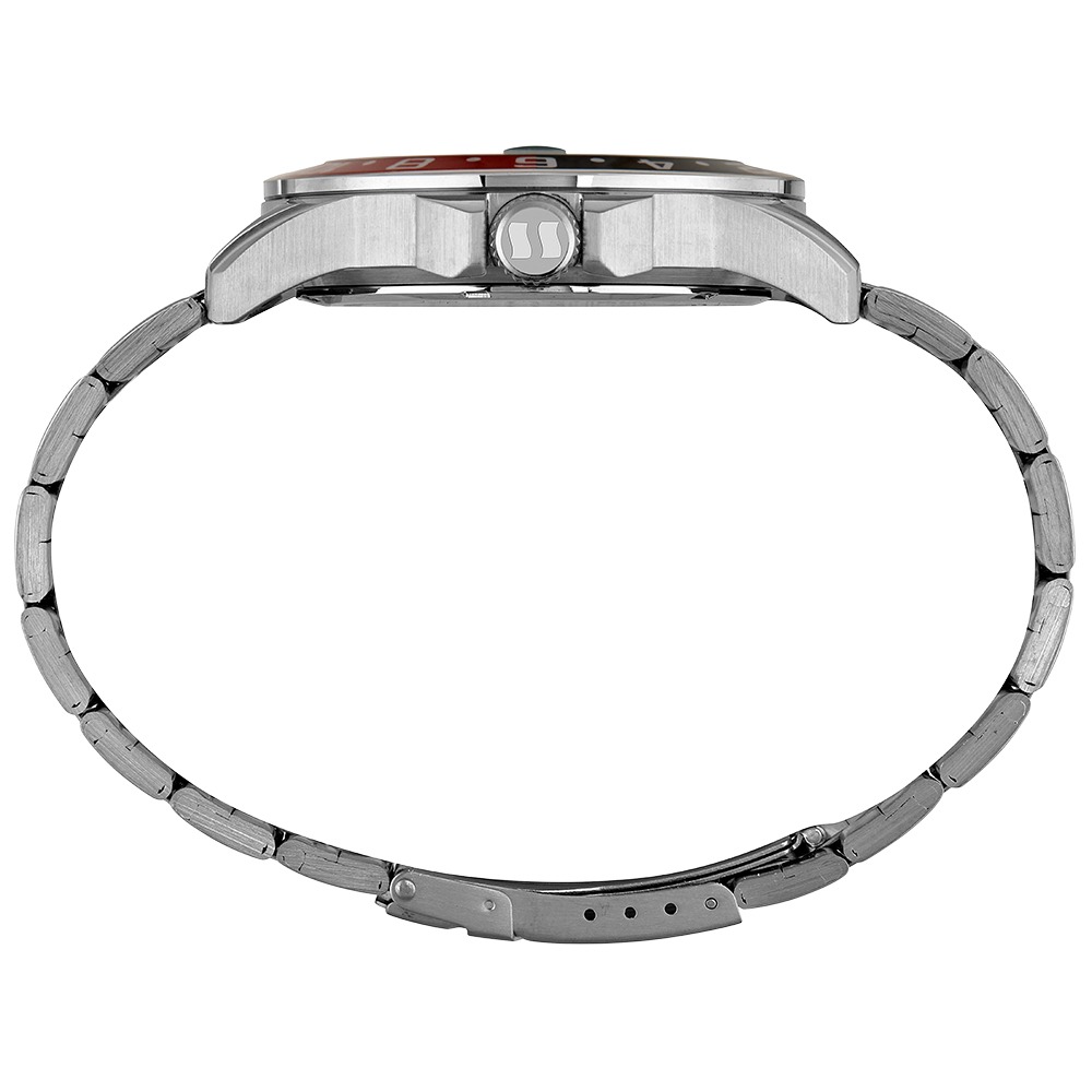 44210G0SVNA2 Relógio Seculus Masculino Aço com Lupa para Calendário Prata