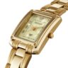 44117LPSVDA1 Relógio Seculus Feminino Retangular Madrepérola Dourado